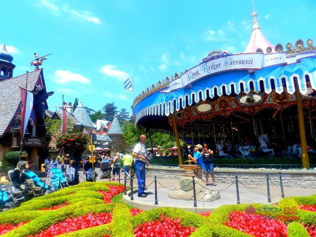 Disneyland Carousel Ride in Fantasyland. Keep reading to get the best days to go to Disneyland and Disney California Adventure and how to use the Disneyland Crowd Calendar.