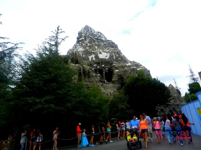 Disneyland Matterhorn Ride Mountain. Keep reading to get the best days to go to Disneyland and Disney California Adventure and how to use the Disneyland Crowd Calendar.
