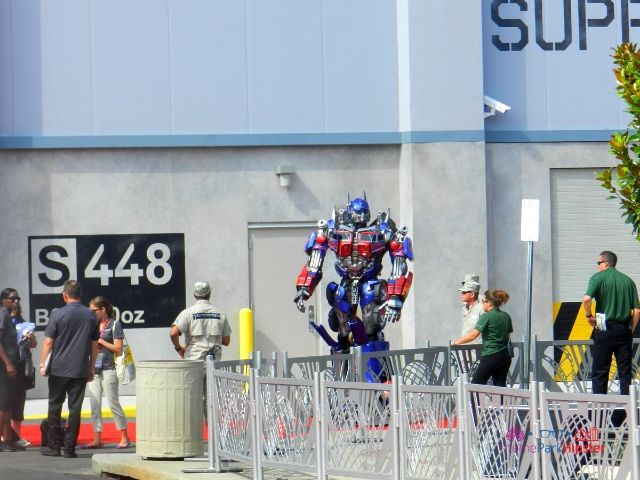 Transformers the Ride Universal Studios Grand Opening Day with Optimus Prime