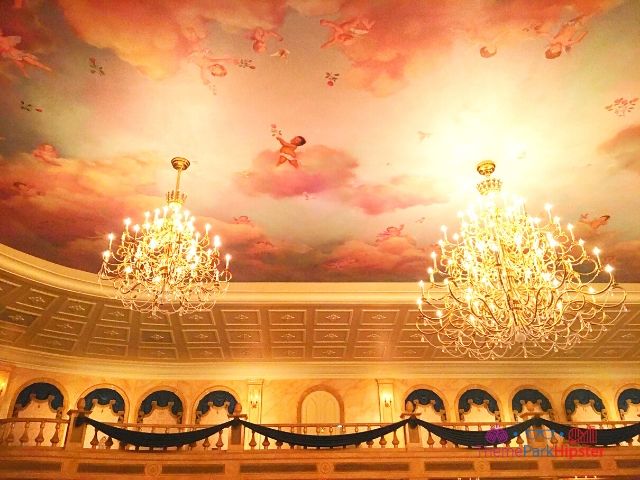 Be Our Guest Restaurant with Ballroom ceiling 