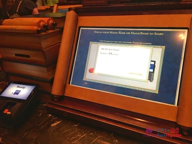 Be Our Guest Restaurant with Menu Kiosk