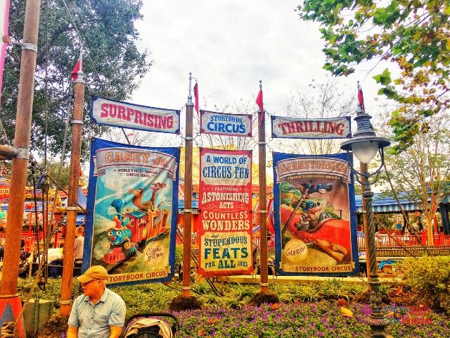 Magic Kingdom New Fantasyland Storybook Circus Displays 