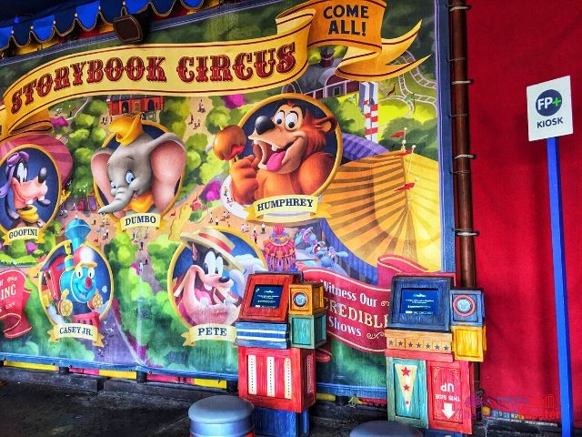 Magic Kingdom New Fantasyland Storybook Circus FastPass Area 