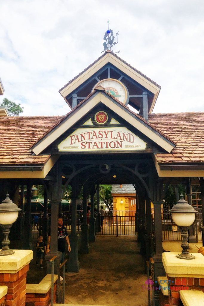 New Fantasyland at Magic Kingdom Fantasyland Railroad Station 
