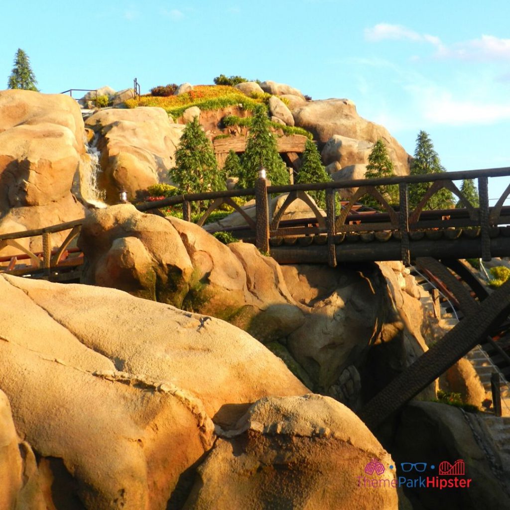 Seven Dwarfs Mine Train Hill. Disney World Roller Coaster.