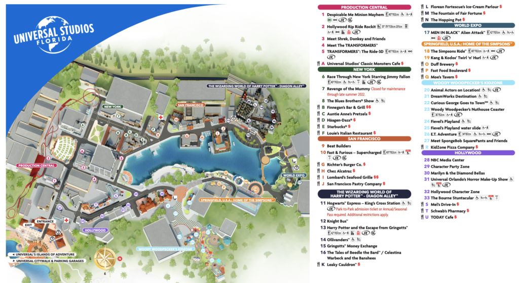 Universal Studios Map 2022 and 2023. Keep reading to get the best Universal Studios Orlando tips for beginners and first timers.