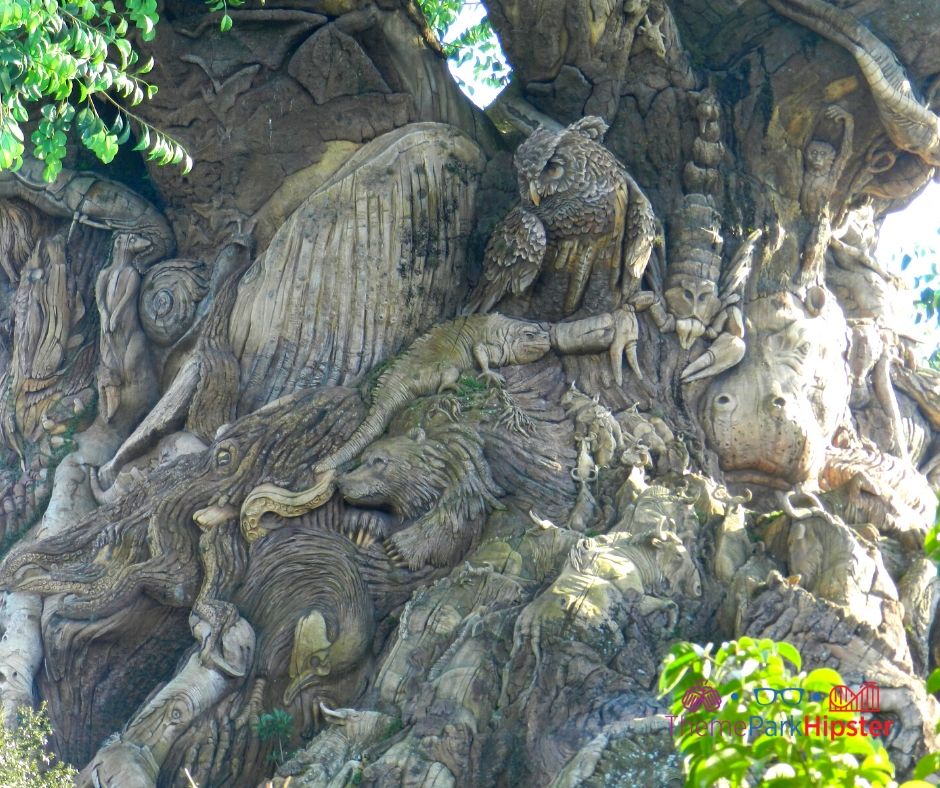 Animal Kingdom Tree of Life with Animals Carved inside of it