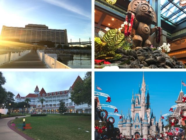 Disney Monorail Resorts with Contemporary Resort Polynesian and Grand Floridian