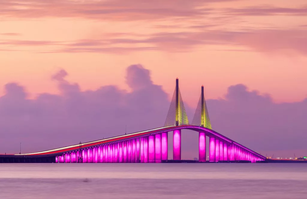 Sunshine Skyway Bridge. One of the best things to do in Tampa with CityPASS