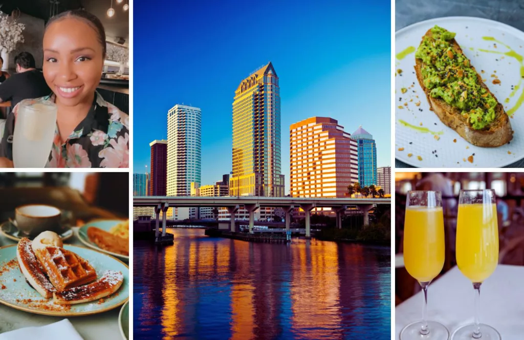 NikkyJ in Tampa, Florida. Welcome to some of the to places to get the best food in Tampa, Florida with NikkyJ drinking a cocktail with avocado toast and waffles. Keep reading to get the best things to do in Tampa with CityPASS Tampa.