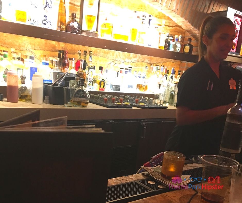 La Cava del Tequila Bar Area with Mixologist 