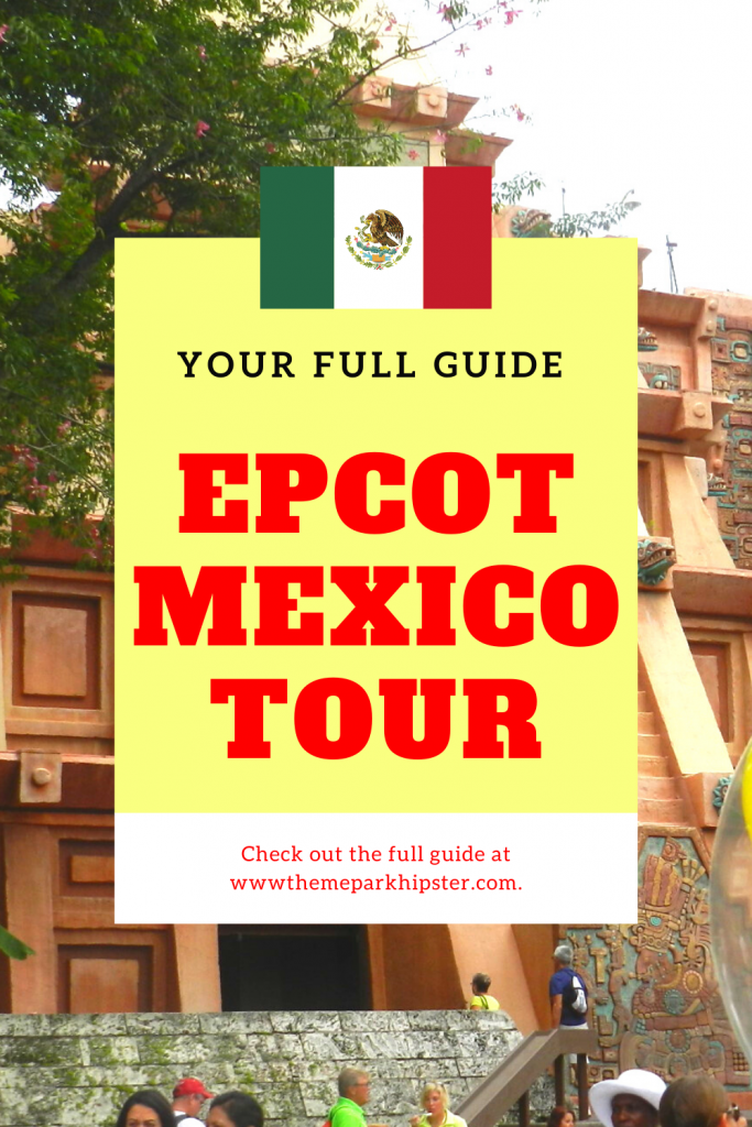 Epcot Mexico Pavilion tour and guide with pyramid in the background