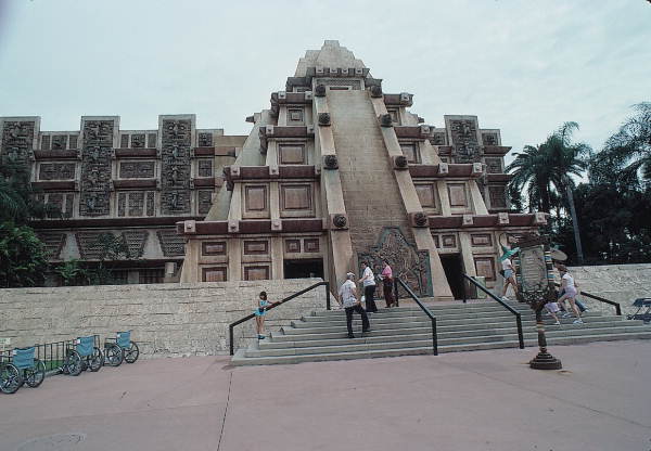 Mexico Pavilion in EPCOT Center at the Walt Disney 1983 World Resort Orlando, Florida.