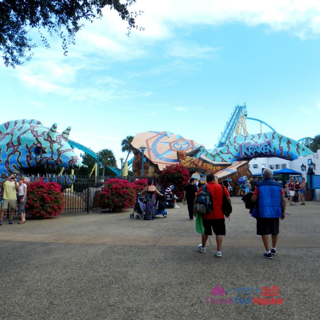 Original Entrance to Kraken roller coaster at seaworld in 2000s