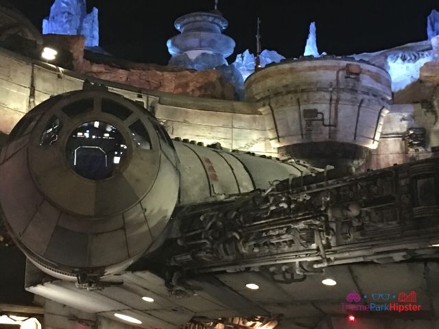 Star Wars Galaxy's Edge Smugglers Run at Night. Keep reading to get the best days to go to Disneyland and Disney California Adventure and how to use the Disneyland Crowd Calendar.