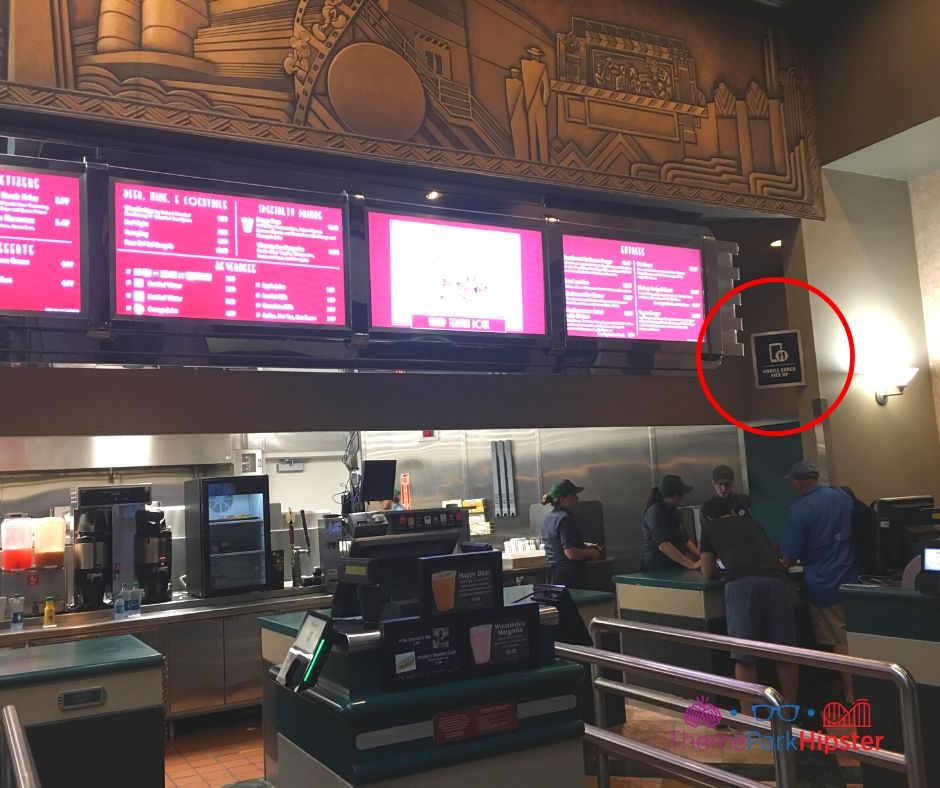 ABC Commissary Hollywood Studios Counter Service and Mobile Ordering 