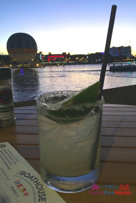 Boathouse at Disney Springs Margarita and the Sunset
