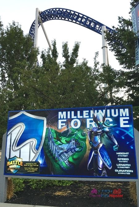 Millennium Force Side Entrance in Sandusky Ohio