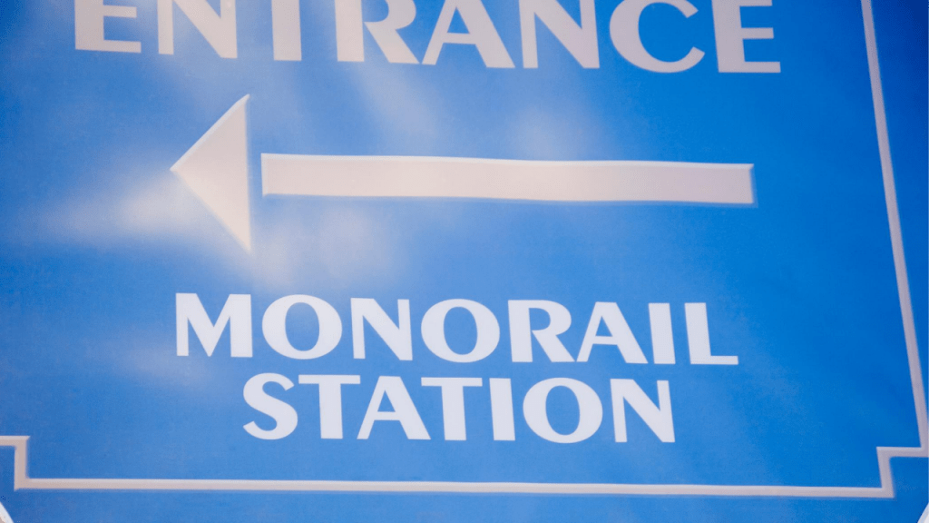 disney monorail transportation ticket center station