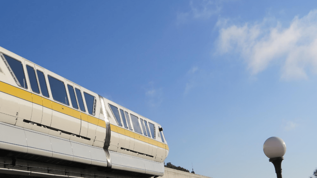disney monorail yellow vehicle
