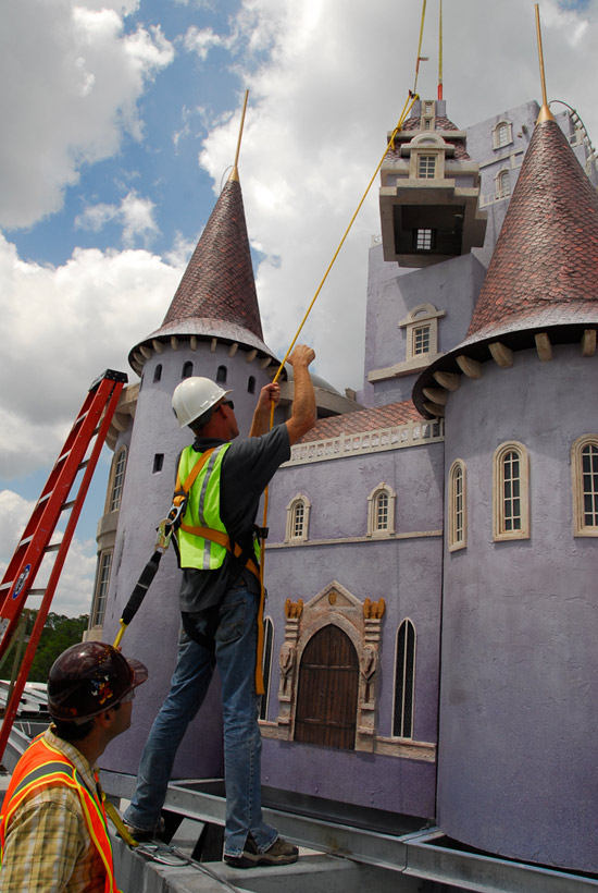 The Beast's Castle Construction from Disney Parks Blog 2