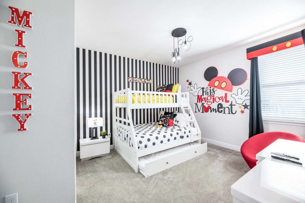 1400 Mickey Mouse Vacation Home Theme Rental in Orlando. Keep reading to learn about Themed Vacation Rentals Near Disney World.