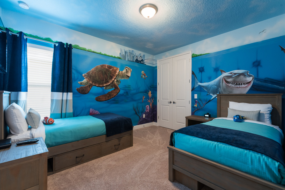 8 Encore Resort Finding Nemo Room. Keep reading to learn about Themed Vacation Rentals Near Disney World.
