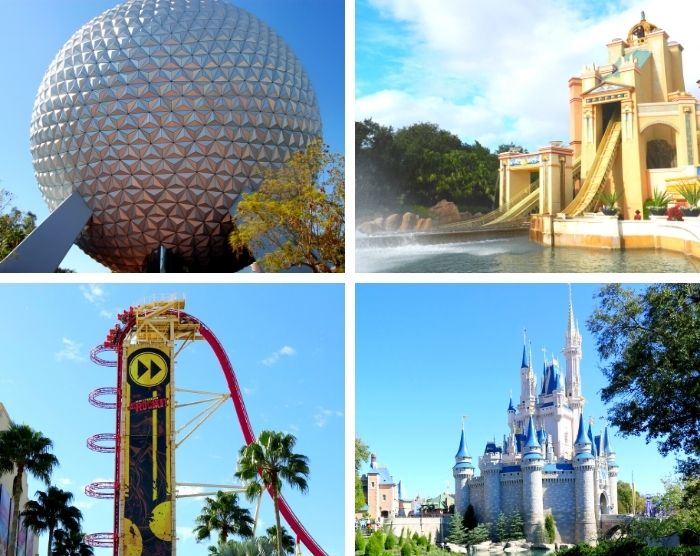 Best theme parks in Orlando Florida with Seaworld Epcot Magic Kingdom and Universal Studios