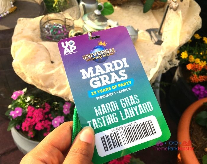 Universal Studios Mardi Gras Lanyard