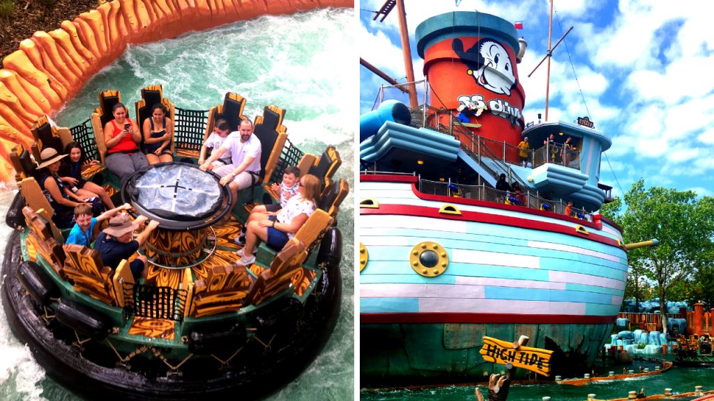 Popeye & Bluto's Bilge-Rat Barges. universal studios vs islands of adventure. Which is better Universal Studios vs Islands of Adventure? Keep reading to find out.