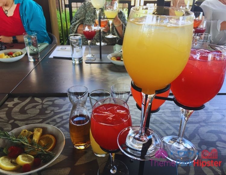 Disney Sangria University Non Alcoholic Options at coronado springs one of the best things to do at Disney World in the Summer!