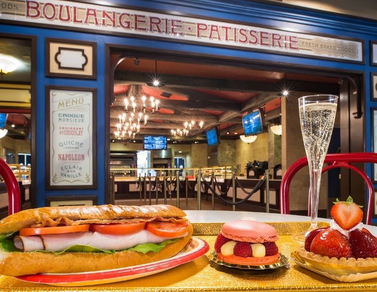 Les Halles Boulangerie & Patisserie Delights Epcot Guests. Best breakfast at Disney World.