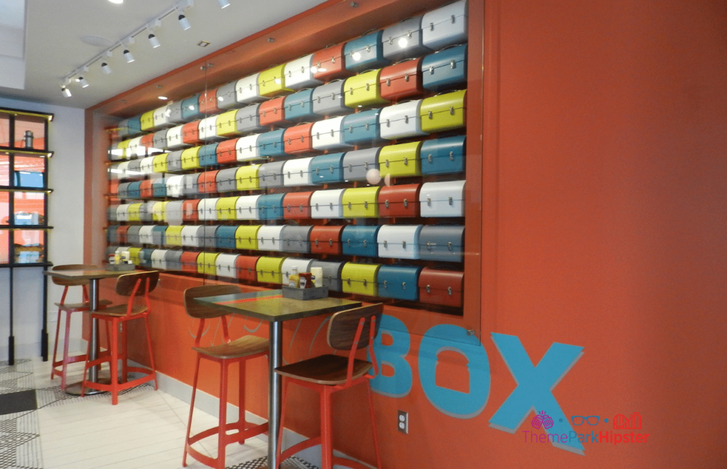 Breadbox entryway at Universal. Keep reading to get the full Guide to Universal CityWalk Orlando with photos, restaurants, parking and more!