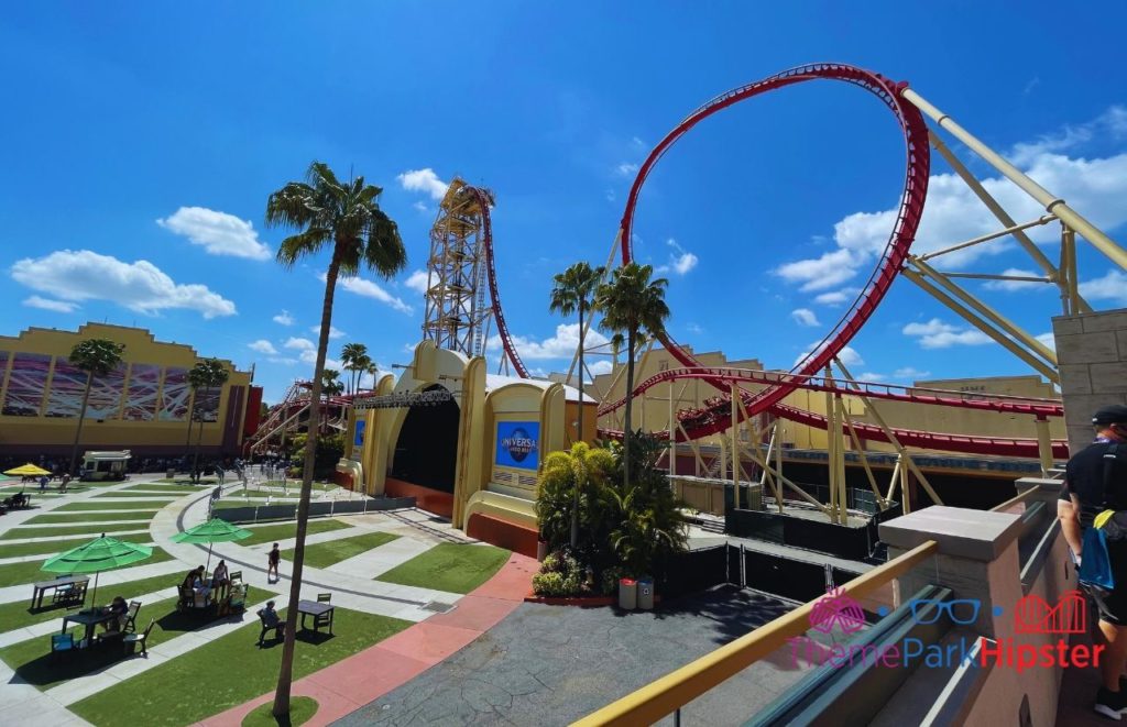 Hollywood Rip Ride Rockit in Florida sun. One of the best photo spots in Universal Orlando.