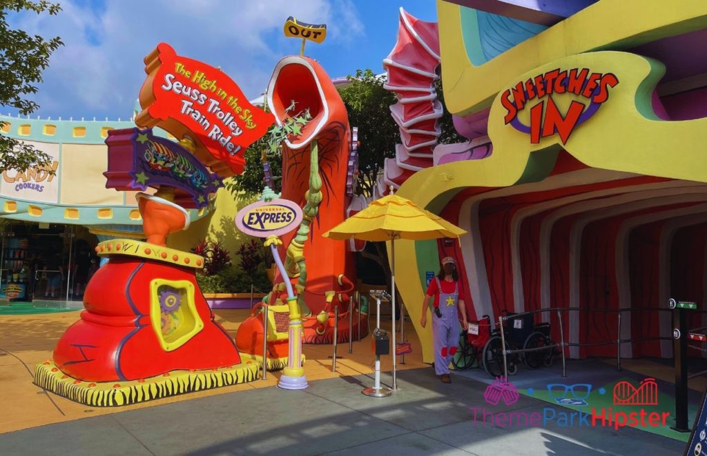 Seuss Trolley Train Ride Universal Islands of Adventure Don't forget to use Groupon Universal Studios ticket deals!