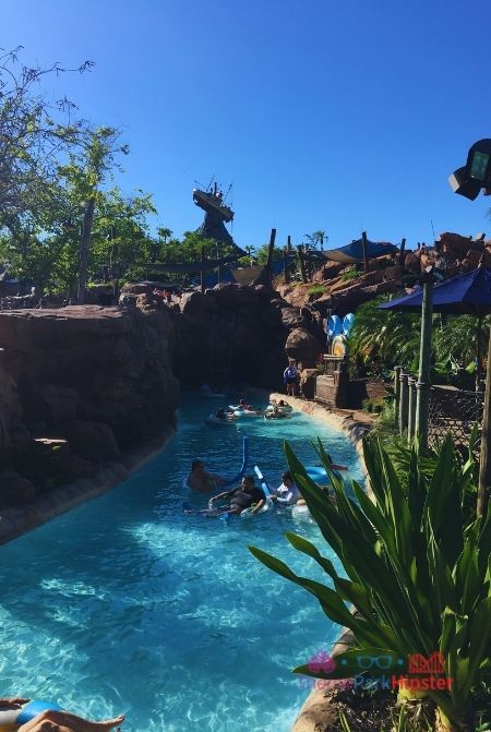 Typhoon Lagoon Disney Water Park Lazy River one of the best things to do at Disney World in the Summer!