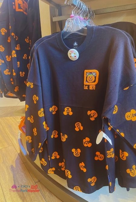 2021 Disney Halloween Merchandise Front of WDW Spirit Jersey. Keep reading to get the best Disney World souvenirs to buy for your trip!