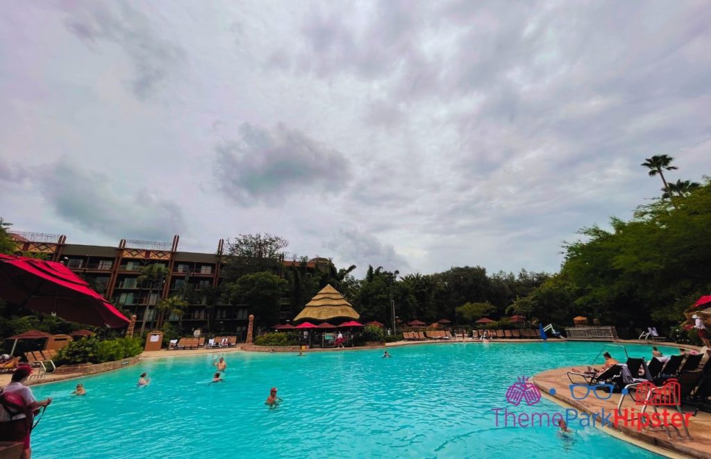 Disney Animal Kingdom Pool Area. one of the best pools at Disney World.