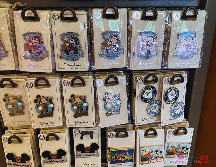 Disney Pins at Target American Adventure Epcot World Showcase Mickey Mouse. Keep reading about the best Disney pins.