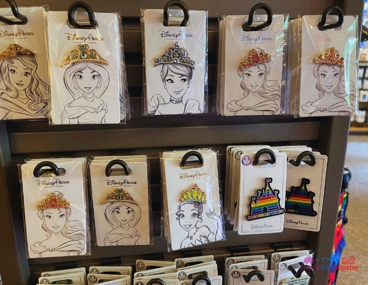 Disney Pins at Target Princess Crowns. Keep reading to learn about free things to do at Disney World and Disney freebies.