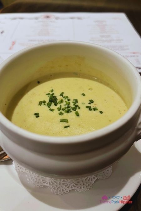 Potato Soup at La Creperie de Paris