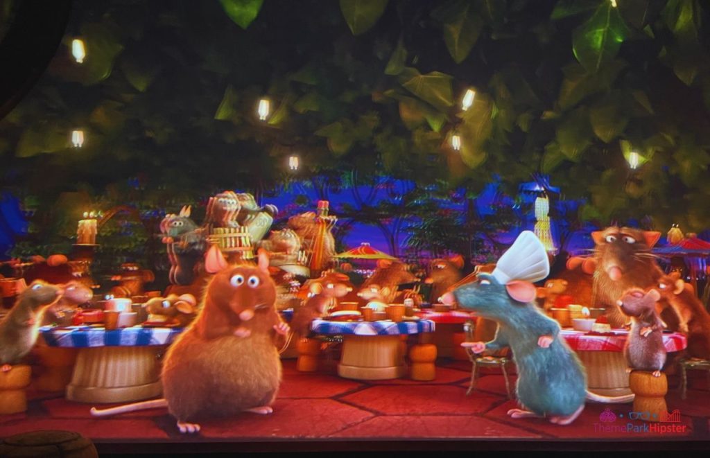Remys Ratatouille Adventure Ride Footage at Epcot Disney World
