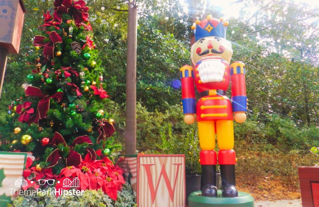 Christmas at Epcot Germany Pavilion with Toy Solider. Keep reading to learn about the best things to do at 2023 Disney World for Christmas.