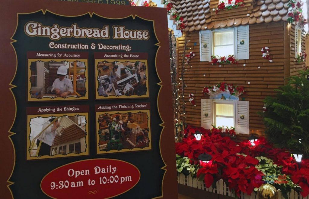 Disney Grand Floridian Resort and Spa Gingerbread House Construction and Decorating. Keep reading to get the best Disney Christmas pictures and to know where to take the best Christmas photos at Disney World!