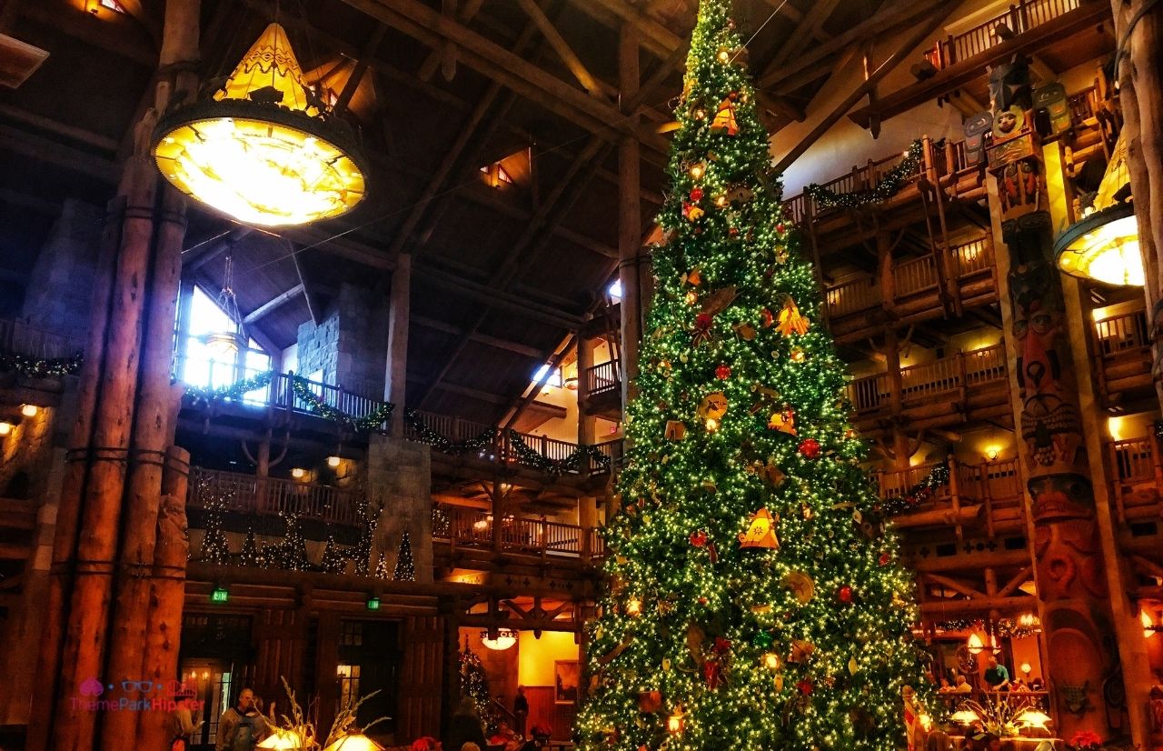 Large Christmas Tree in Disney Wilderness Lodge