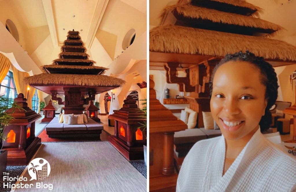Mandara Spa at the Disney Swan and Dolphin Resort with NikkyJ. One of the best Disney World date night ideas for couples.