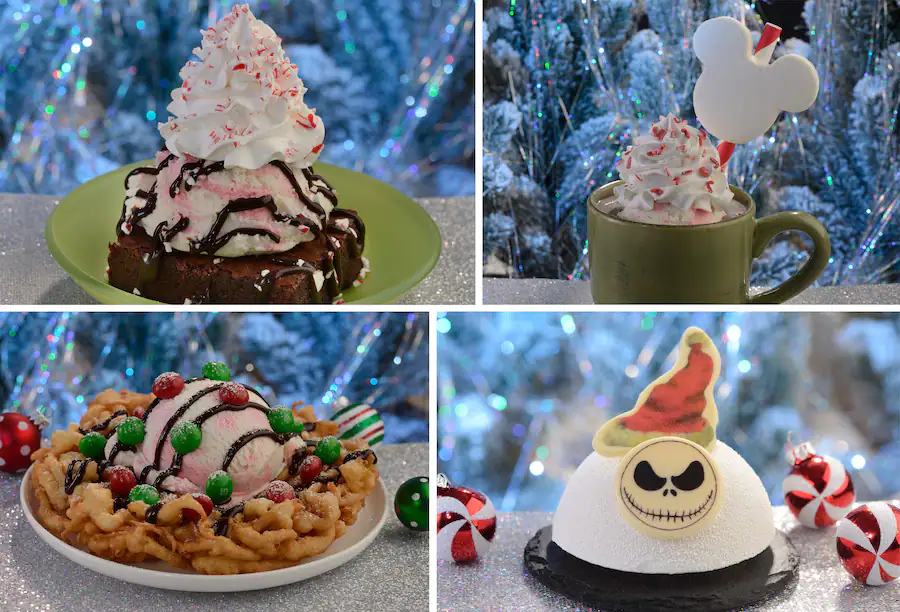 Plaza Ice Cream Parlor and Sleepy Hollow Holiday Food at Disney