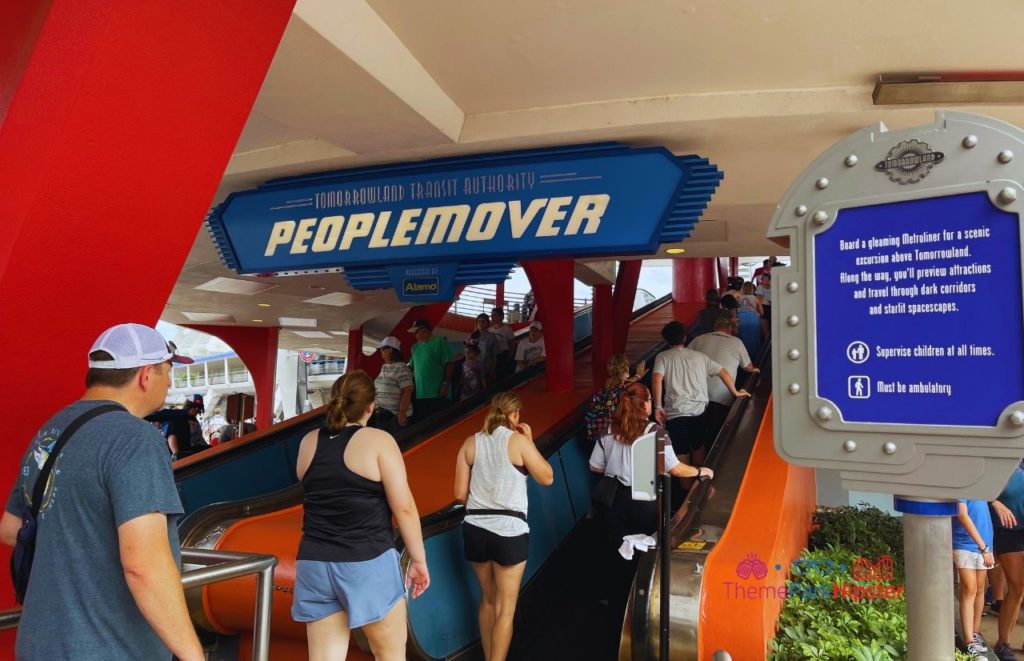 Peoplemover Tomorrowland Transit Authority Entrance Magic Kingdom
