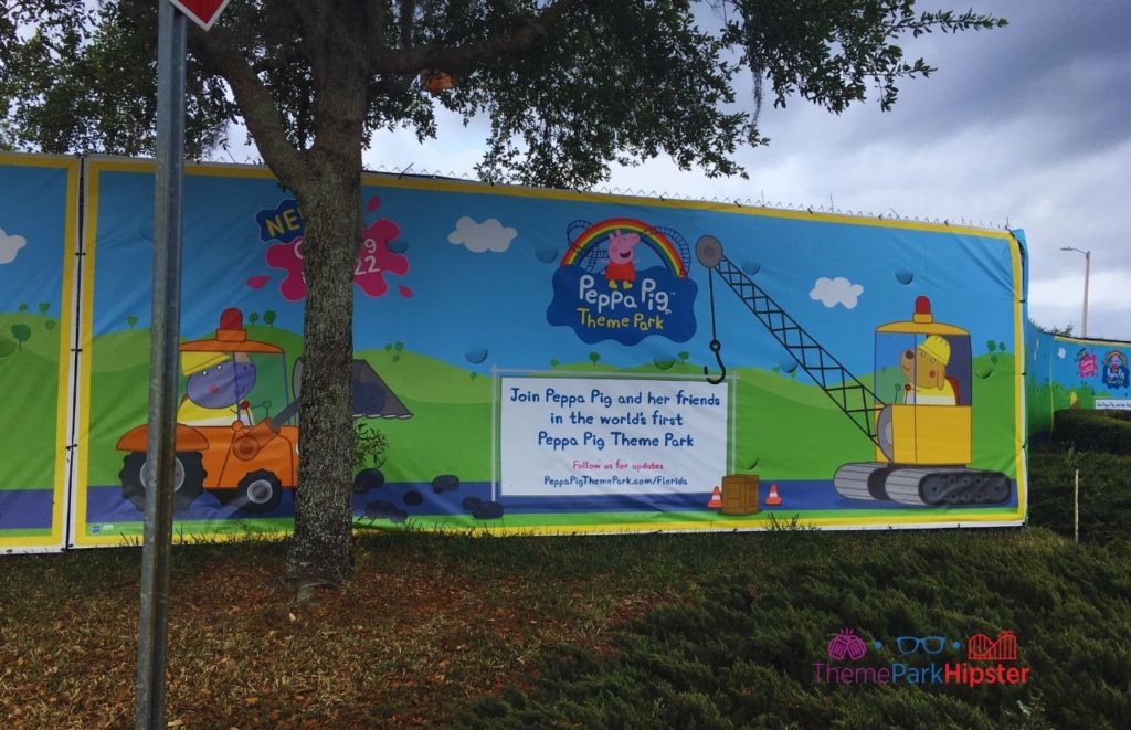 Peppa Pig Theme Park Sign in Florida