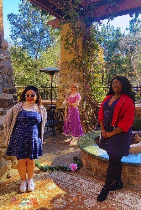 Disney Princess Adventures Breakfast at Disneyland Meeting Rapunzel in Napa Rose